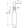 Дозатор кухонный GRANULA 1403 черный 1403 CHEPHYII